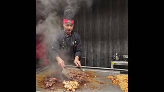 Hibachi experience on Mariner of the Sea's Izumi restaurant