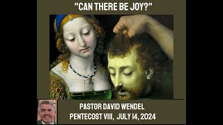 "Can There Be Joy?"