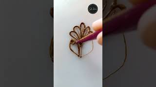 Beautiful flower mehandi tutorial| #sd__henna #tutorial #shortsvideo