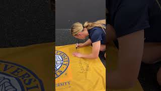 Our tradition, You sign your NLI, then you sign your flag! Set the example for those who will follow