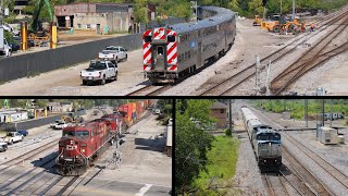 Trains at Rondout, IL - August 2023