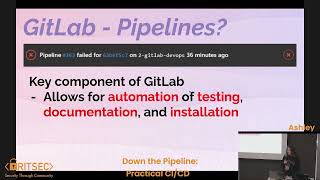 Down the Pipeline: Practical CI/CD - Ashley Nikirk