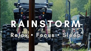 Rainstorm | Big Truck | Relax | Focus | Sleep | ASMR