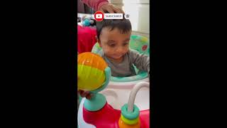 cute baby||first time walk in a walker#short#youtube short#trending|| please subscribe 👇👇👇🙏🙏🙏