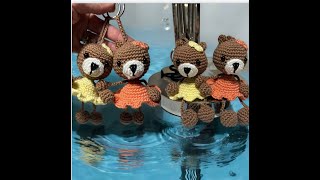 Tuto porte clé ours au crochet @AlextitiaTutoCrochet