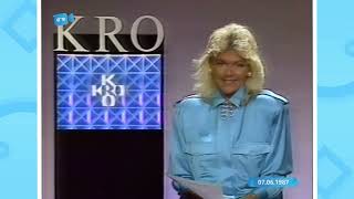 KRO | Afkondiging door Mariëtte Bruggeman (07.06.1987)