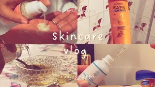 Skincare routine🌸 Slice of life🍓 Aesthetic slow life vlog