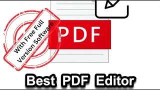 Edit PDF with PC | Free PDF editing software with installation process