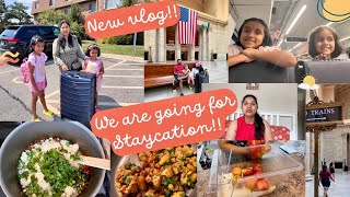 🧡We are going for STAYCATION🌅MANAGING GROCERY& Meal Preps,Indian Mom Daily Routine in USA,Travelvlog