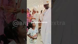 OONI OF IFE & QUEEN NAOMI'S SON TADENIKAWO ENJOYING HIS DAD'S COMPANY #queennaomiogunwusi