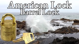 184) American Lock Barrel Padlock Picked at Thor's Well, Oregon Coast