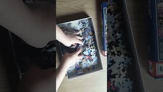 ❤🧩Destroyed Jigsaw Puzzle in Reverse❤🧩 #ingridlovespuzzles #jigsawpuzzle #puzzle #jigsawfun