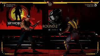 Scorpion VS Kung lao +Fatality MK11