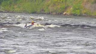 Surfing double Losevo Kiviniemi Koski Лосево Кивиниеми пороги 20220904-1429