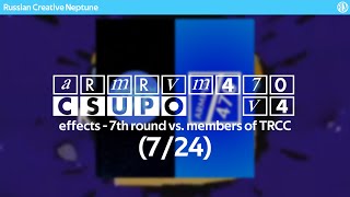 AzureRedMagicalRussianVideoMaker470 Csupo (v4) effects - 7th round vs. members of TRCC (7/24)