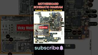 Redmi Note 7 RF Network schematic diagram #tech  #youtubeshorts #shortfeed #shorts