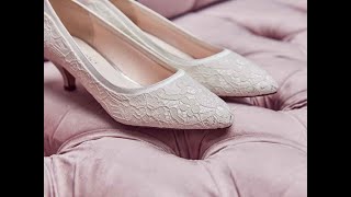 Bobbie - Small heel wedding shoes