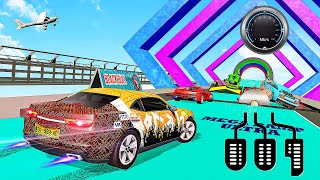 Mega Ramp Car Stunt Race - High Speed Stunts Racing Driver Games - Android GamePlay