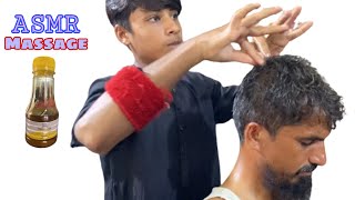 Asmr | relax in few minutes || magical skills by young barber || unbelievable strong head massage