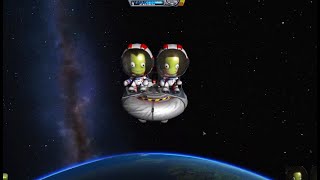 Flying of the capsule WAT lucky for him - Kerbal Space Programm | KSP