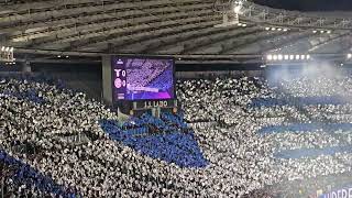 14.02.2024 Lazio-Bayern Monaco Coreografia Curva Nord immensa