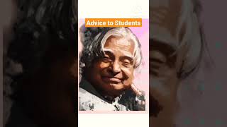 APJ Abdul Kalam's advice to students #shorts #students