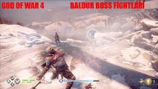 God of War 4 - Freya'nın Oğlu Baldur(Yabancı)'nın Bütün Fightları HD 2018 🇹🇷