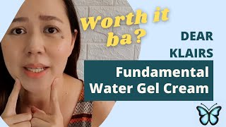 MOISTURIZER VS. HYDRATOR??? HONEST REVIEW: DEAR KLAIRS FUNDAMENTAL WATER GEL CREAM | Jessey Jewel