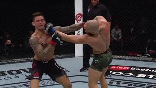 The shot from Conor Mcgregor that rocked Dustin Poirier