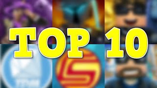 TOP 10 MINECRAFT CHANNELS 2016