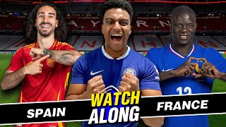 LIVE: FRANCE VS SPAIN EURO 2024 SEMI FINAL WATCHALONG