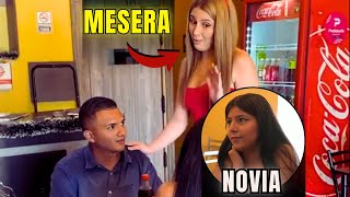 Novia CELOSA por las atenciones de la MESERA - BROMA