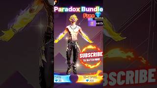 Get Paradox Bundle🔥 Free!!🤑 #freefire #shorts #short #viral