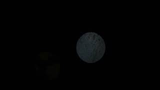 34min timelapse of moon, a frame captured each second, played in 34s