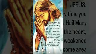 #Pray the #rosary #catholic #prayer - #jesus  #jesusspeaks #jesussaves #apparition