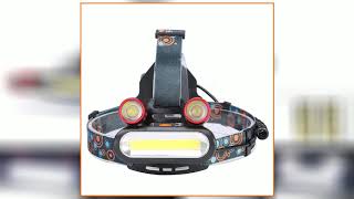 XANES 1300LM 2 x XM-L T6 LED COB Rechargeable 18650 Battey Headlamp Head Light Torch