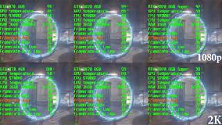 Benchmark GTX 970 4GB vs GTX 1070 8GB RTX 2070 Super 1080P & 2K (4K Resolution)