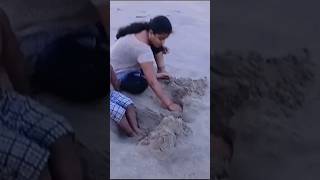 Playing in Beach | Types of people at Beach #motherson #youtubeshorts #viral