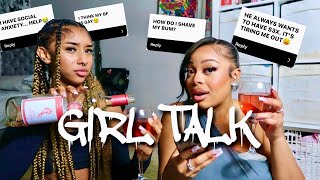 ANSWERING YOUR TMI GIRL TALK QUESTIONS | TIPSY EDITION🍷