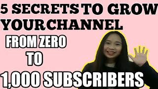 PAANO MAKUHA ANG 1000 SUBSCRIBERS NG MABILIS? | NAKUHA KO IN JUST 21 DAYS| JUST FOLLOW THESE STEPS.