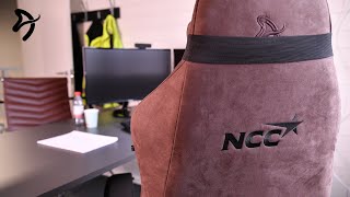 Custom embroidery for NCC on an Arozzi gaming chair