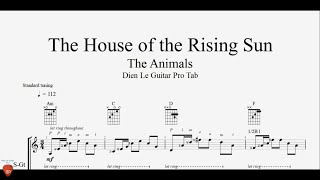 The House of the Rising Sun - Guitar Tutorial + TAB