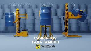 Carrinhos hidráulicos para Tambor - MachMetals