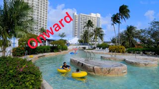 Swimming at Guam water park