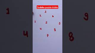 Sudoku puzzle tricks#maths #shorts