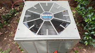 1991 Rheem Classic X Air Conditioner Starting Up & Running