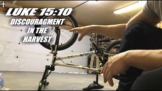 Day 546 (Luke 15:10 Discouragement in the Harvest Bible Study) BMX learning flatland