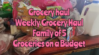 Grocery Haul | Weekly Grocery Haul  | Family of 5 | Groceries on a Budget