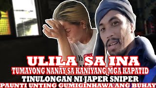 Ulila sa ina na tumayong nanay sa mga kapatid tinulongan ni Idol Japer Sniper | Frozen official