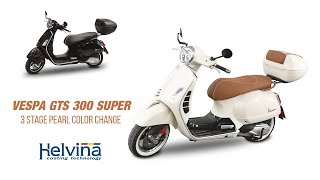 VESPA GTS 300 SUPER 3 stage pearl color change